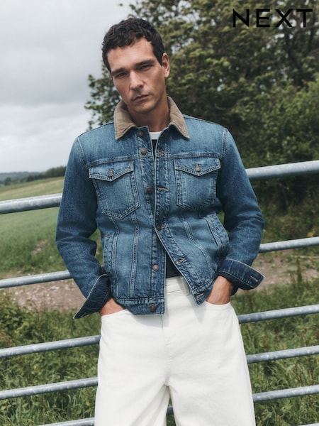 Denim - Regular Denim Borg Lined Jacket