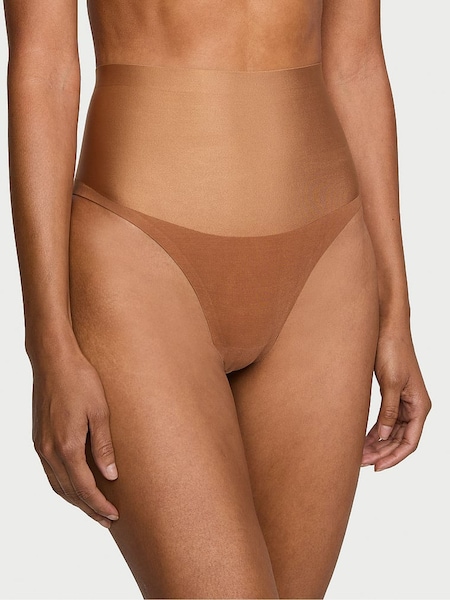 Victoria's Secret Caramel Nude Thong Smoothing Shimmer Shaping Knickers (Y37962) | €22.50