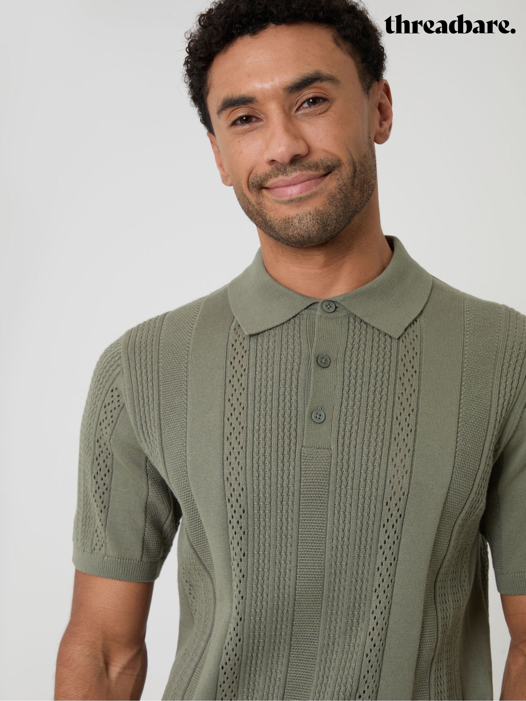 Buy Men's Tops Print Knitted Regular Online | Next Romania