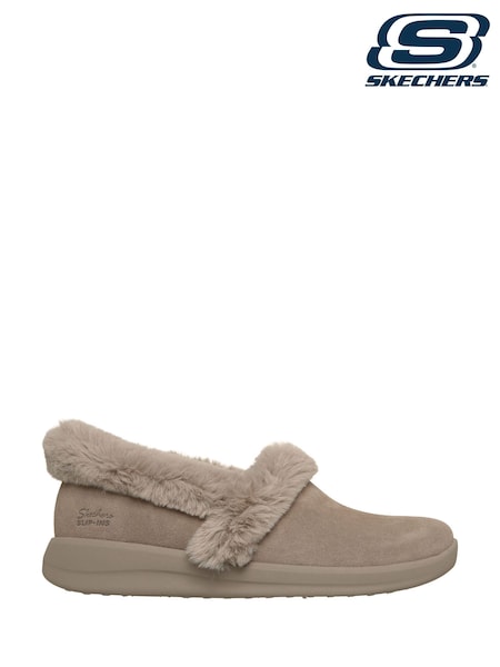 灰色 - Skechers Cosy Escape Snowy Bliss Slip-in Slippers (Y38149) | HK$607