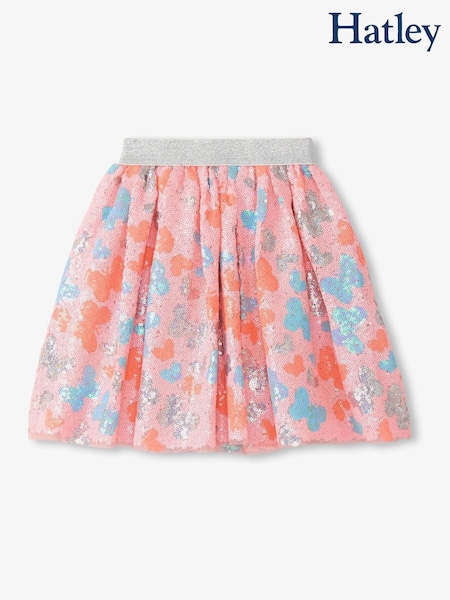 Hatley Pink Glitter Butterfly Sequin Skirt (Y39039) | ‏262‏₪