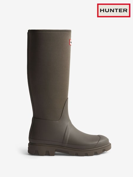 Brown - Regular Hunter Unisex Downpour Neoprene Tall Boots