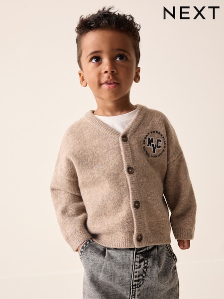Brown - Character Cardigan (3mths-7yrs)