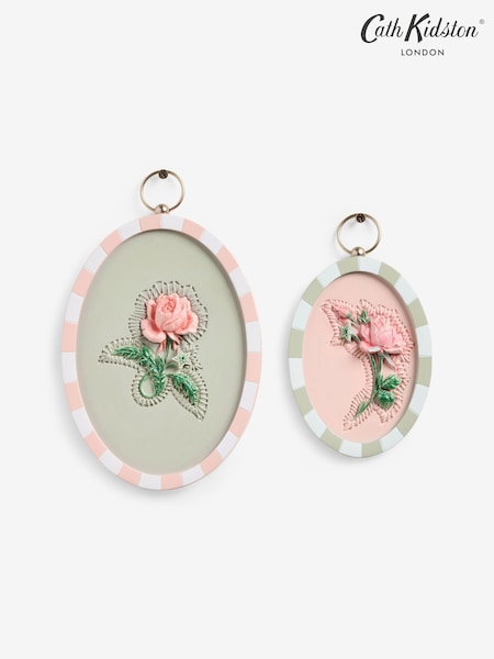 Cath Kidston Set Of 2 Wall Plaques