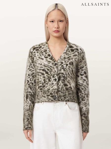 AllSaints White Wick Amur Cardigan (Y40205) | AZN 470