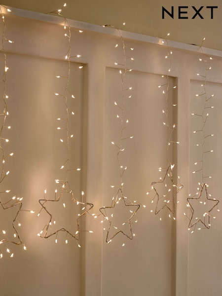 Draping Stars Cluster Curtain Lights