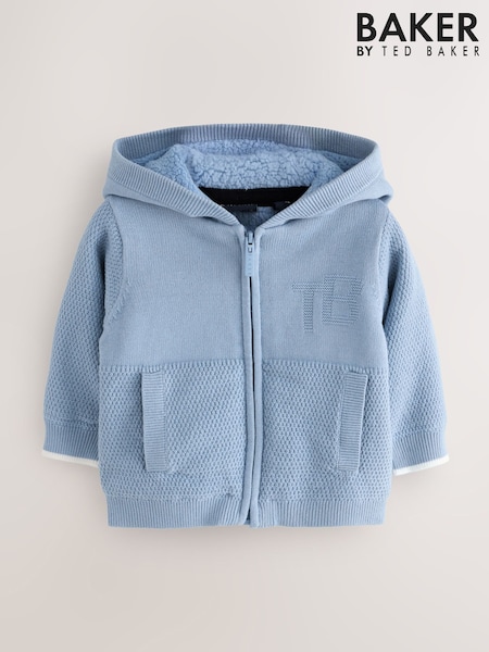 Blue - Baker By Ted Baker Knitted Jacket