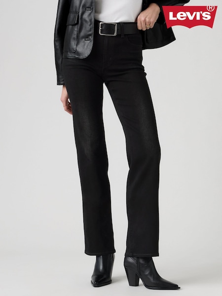Black - Levi's® 723 High Rise Straight Jeans