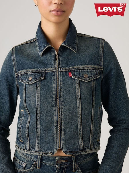 Azul - Levi's® Original Zipper Trucker Jacket