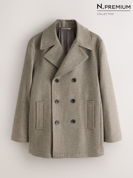 Maro deschis - Regular Fit N.premium Peacoat