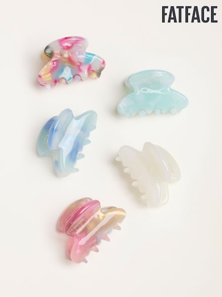 Multi - Fatface 5 Pack Mini Clips