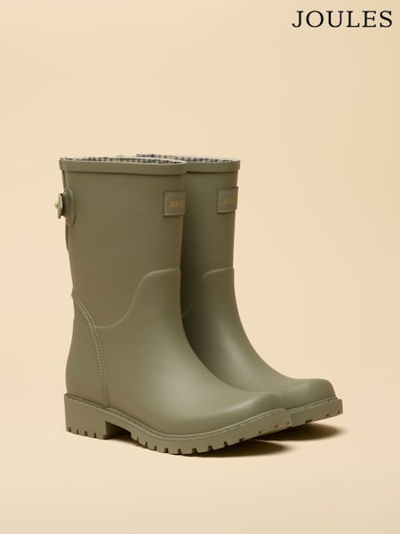 Khaki Green - Joules Wistow Adjustable Mid Calf Wellies