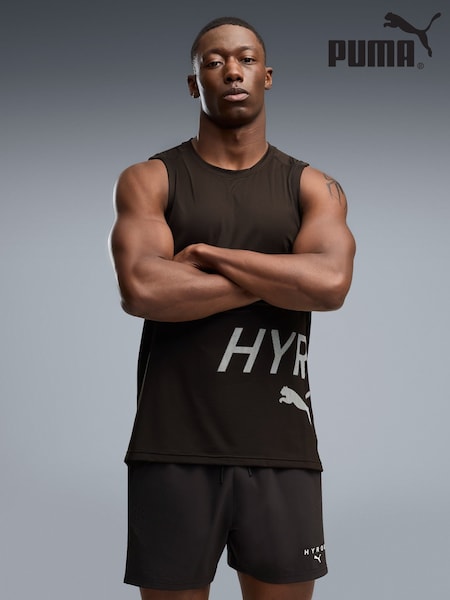 Black - Regular Puma M Puma X Hyrox Pwrmode Training Tank Top
