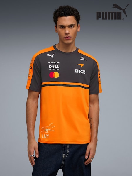 Orange - Regular Puma Mclaren Replica Norris T-shirt