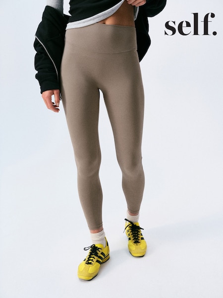 Mink Brown - Self. High Waist Leggings