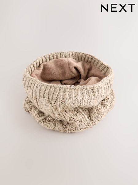 Απαλό γκρι - Cable Snood (1-16yrs)