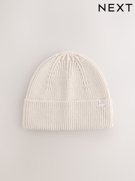 Cream Neutral - Knitted Beanie Hat (1-16yrs)