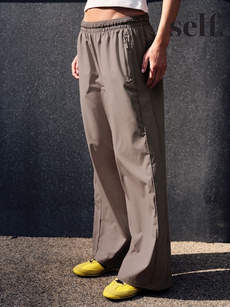 Stone - Self. 4 Way Stretch Wide Joggers