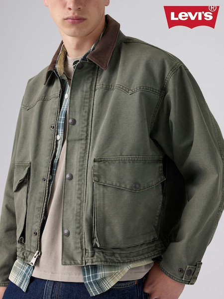 Green - Regular Levi's® Western Hilltop Chore Jacket