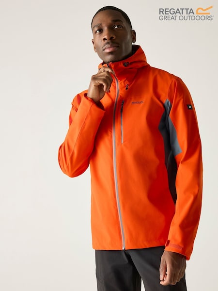Orange - Regular Regatta Birchdale Ii Waterproof Jacket