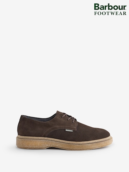 Chocolate Brown - Regular Barbour® Harefield Derby Shoes