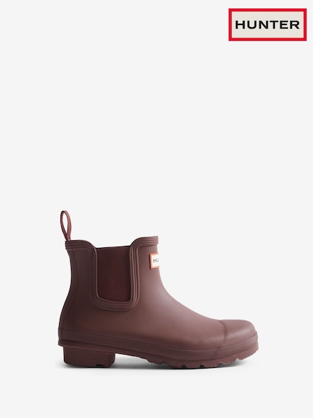 Red - Hunter Original Chelsea Boots