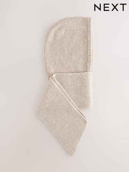 Ecru - Cosy Hooded Scarf (3-16yrs)