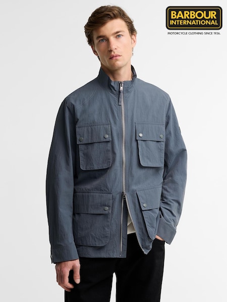 Grey - Regular Barbour International Course Showerproof Jacket
