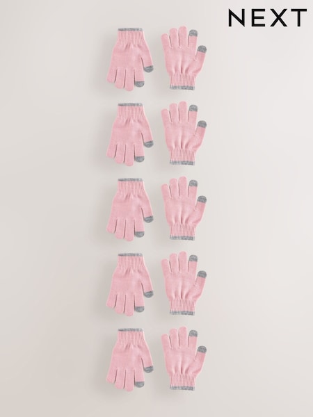 Pink - Magic Gloves 5 Pack (3-16yrs)