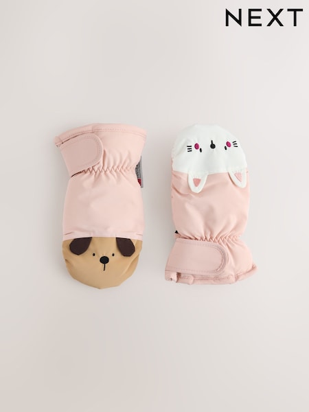 Dog/ Cat Character - Ski Mitts Gloves (3mths-6yrs)