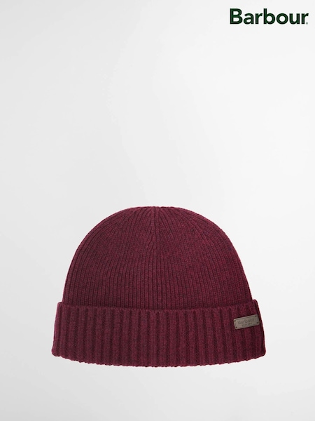 Red - Regular Barbour® Carlton Beanie Hat