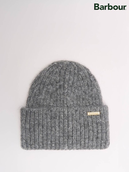 Grey - Barbour® Meryl Beanie Hat