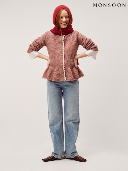 Monsoon Suki Scallop Peplum Cardigan (Y43929) | 12,050 RSD