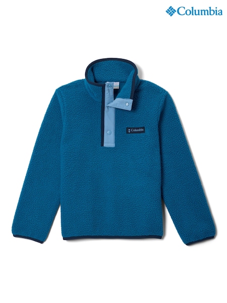 Blue - Columbia Helvetia Ii Half Snap Fleece
