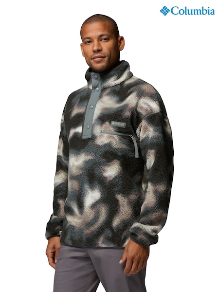 Green - Regular Columbia Green Helvetia™ Ii Printed Half Snap Fleece