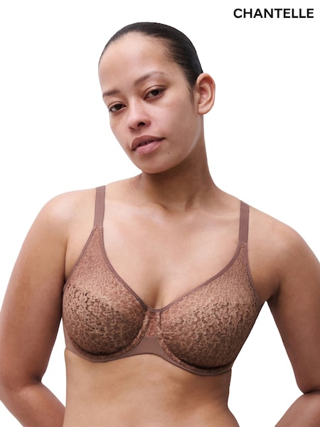 Chantelle Norah Soft Feel Underwired Wild Brown Bra (Y45019) | kr864