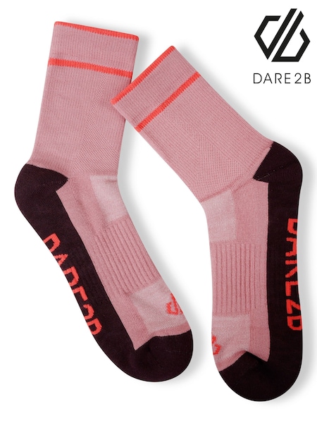 Dare 2b Pink Endurance Walk Socks (Y45086) | AED116