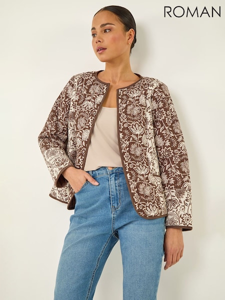 Roman Petite Quilted Puffer Jacket (Y46149) | kr1 071