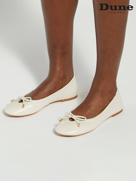 Dune London Natural Hali Ballet Pumps (Y46323) | SGD 153