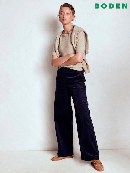 Boden Purple Eva Cashmere T-Shirt (Y46627) | kr2 026