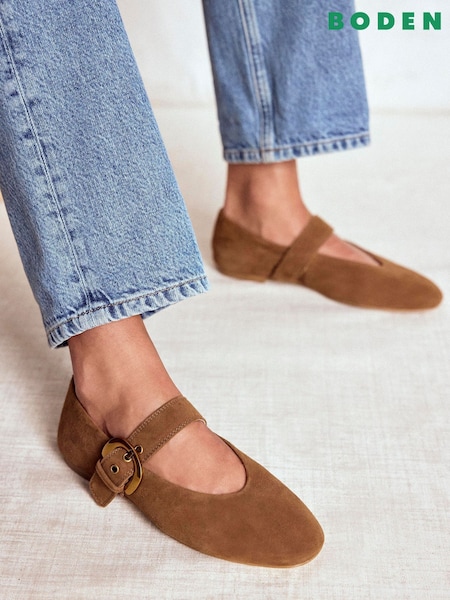 Boden Kylie Flat Buckle Mary Janes (Y46689) | ‏598‏₪