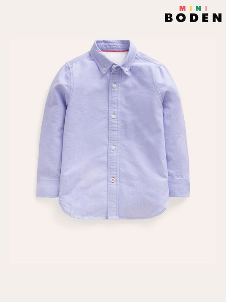 Boden Blue Oxford Shirt (Y46696) | R$ 225 - R$ 265