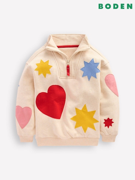 Boden Red Half-zip Sweatshirt (Y46719) | AED186 - AED215