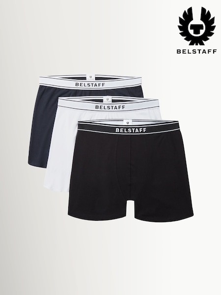 Ağ - Regular Belstaff Boxer Briefs Set 4 Pack