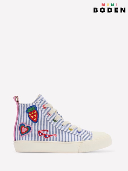 Boden Blue Canvas High Top (Y47221) | kr660 - kr754