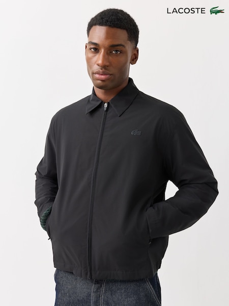 Svart - Regular Lacoste Cropped Water Repellent Technical Jacket