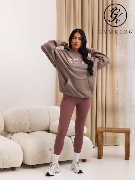 Gym King Brown 365 Leggings (Y47406) | SGD 62