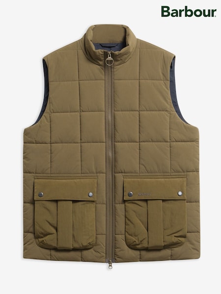 Khaki Green - Regular Barbour Re Engineered Akeld Gilet