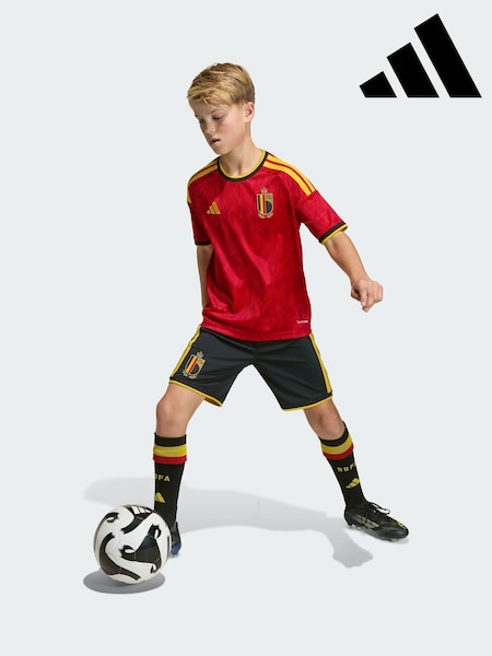 adidas Black Belgium 26 Home Shorts (Y48028) | AED175