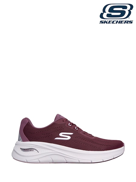 Red - Skechers Arch Fit 3.0 Trainers